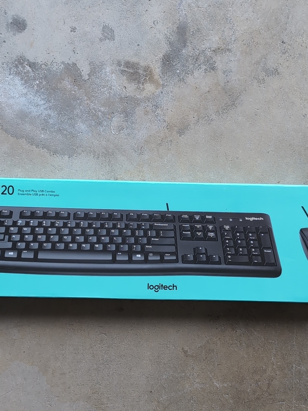 Logitech MK120 Wired Keyboard and Mouse Set